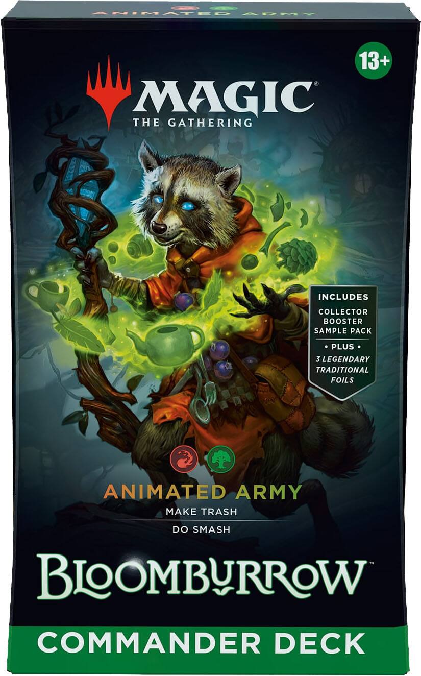 Angle. Wizards of The Coast - Magic: The Gathering Bloomburrow Commander Deck - Animated Army.