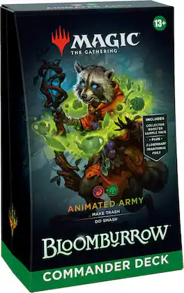 Wizards of The Coast - Magic: The Gathering Bloomburrow Commander Deck - Animated Army