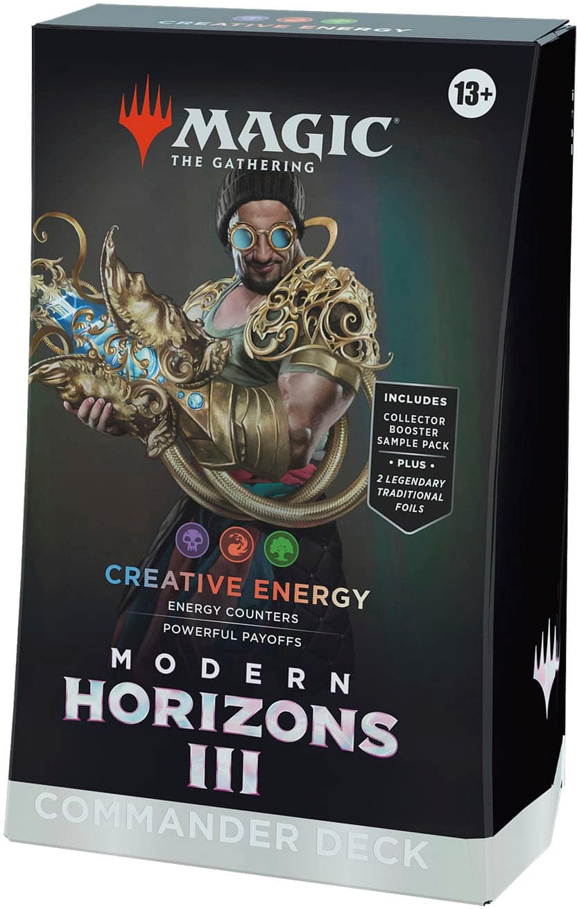 Left. Wizards of The Coast - Magic: The Gathering Modern Horizons 3 Commander Deck - Creative Energy.