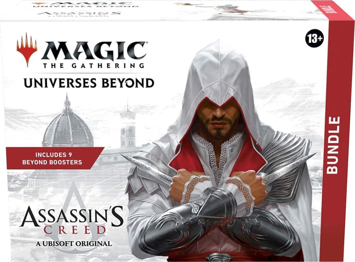 Angle. Wizards of The Coast - Magic: The Gathering - Assassin’s Creed Bundle - 9 Beyond Boosters + Accessories.