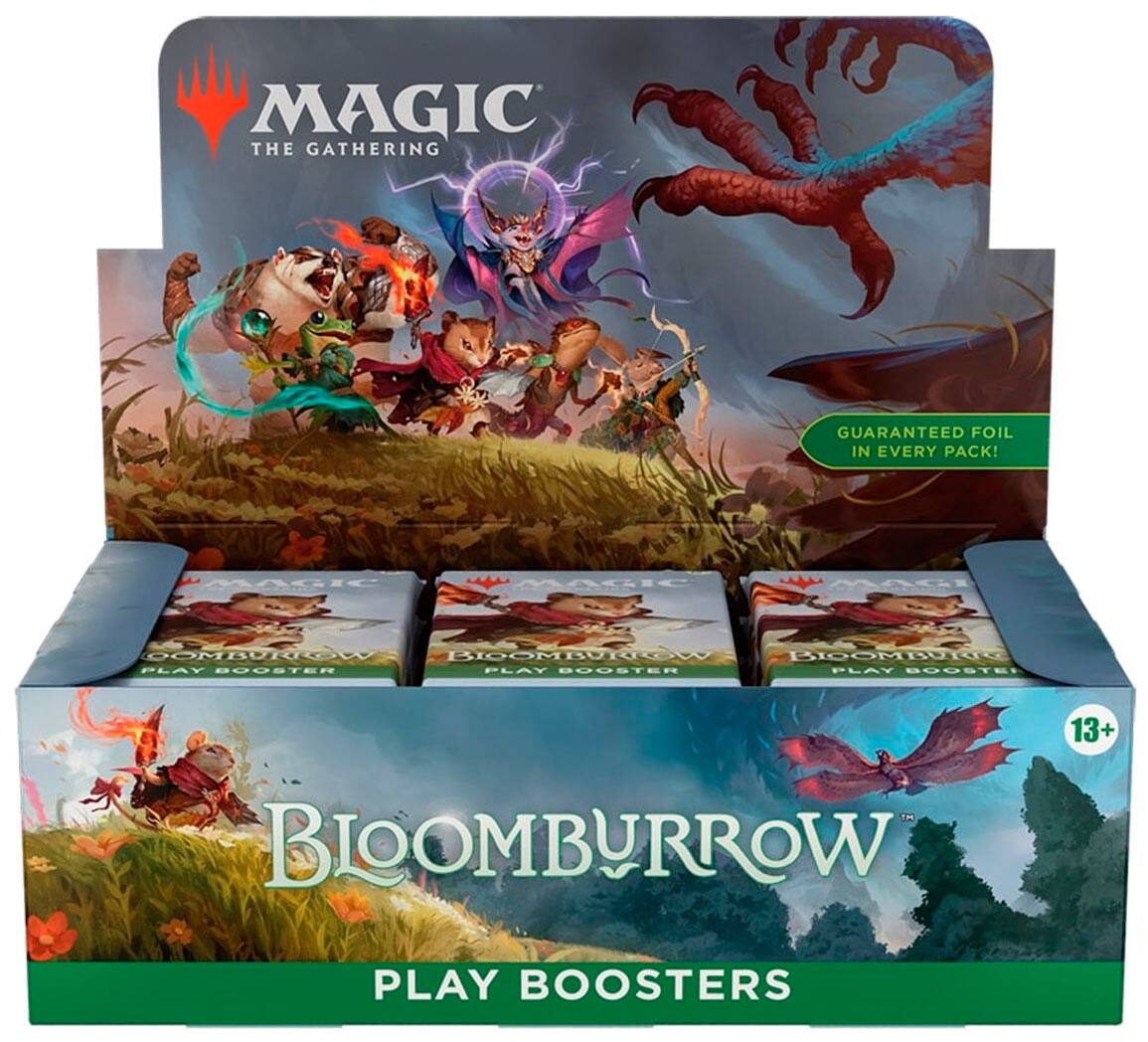 Angle. Wizards of The Coast - Magic: The Gathering Bloomburrow Play Booster Box - 36 Packs (504 Magic Cards).