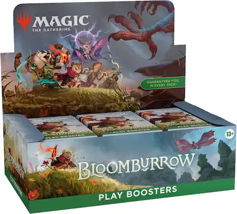 Front. Wizards of The Coast - Magic: The Gathering Bloomburrow Play Booster Box - 36 Packs (504 Magic Cards).