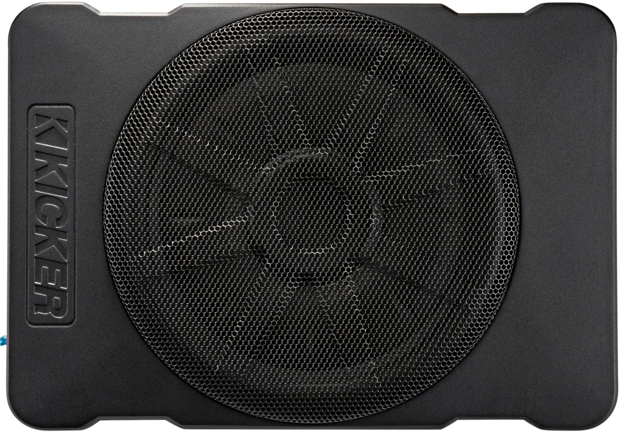 Back View: KICKER - Hideaway 10" Compact Powered Subwoofer - Black