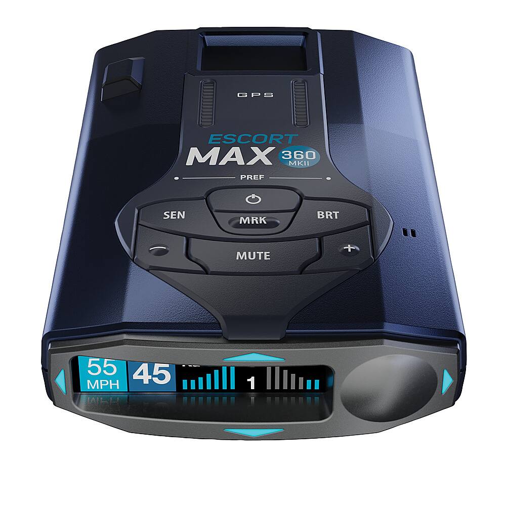 GPS ESCORT MAX 360 MKII PREF SEN MRK BRT MUTE + 55 45 MPH SH 1
