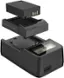 Alt View 13. Digipower - DSLR Travel Charger For Canon Replacement Batteries LP-E6/10/17 & NB-12L & NB-L13 - Black.