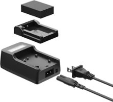 Digipower - DSLR Travel Charger For Nikon Replacement Batteries EN-EL14/EL15/EL25 - Black - Front_Zoom