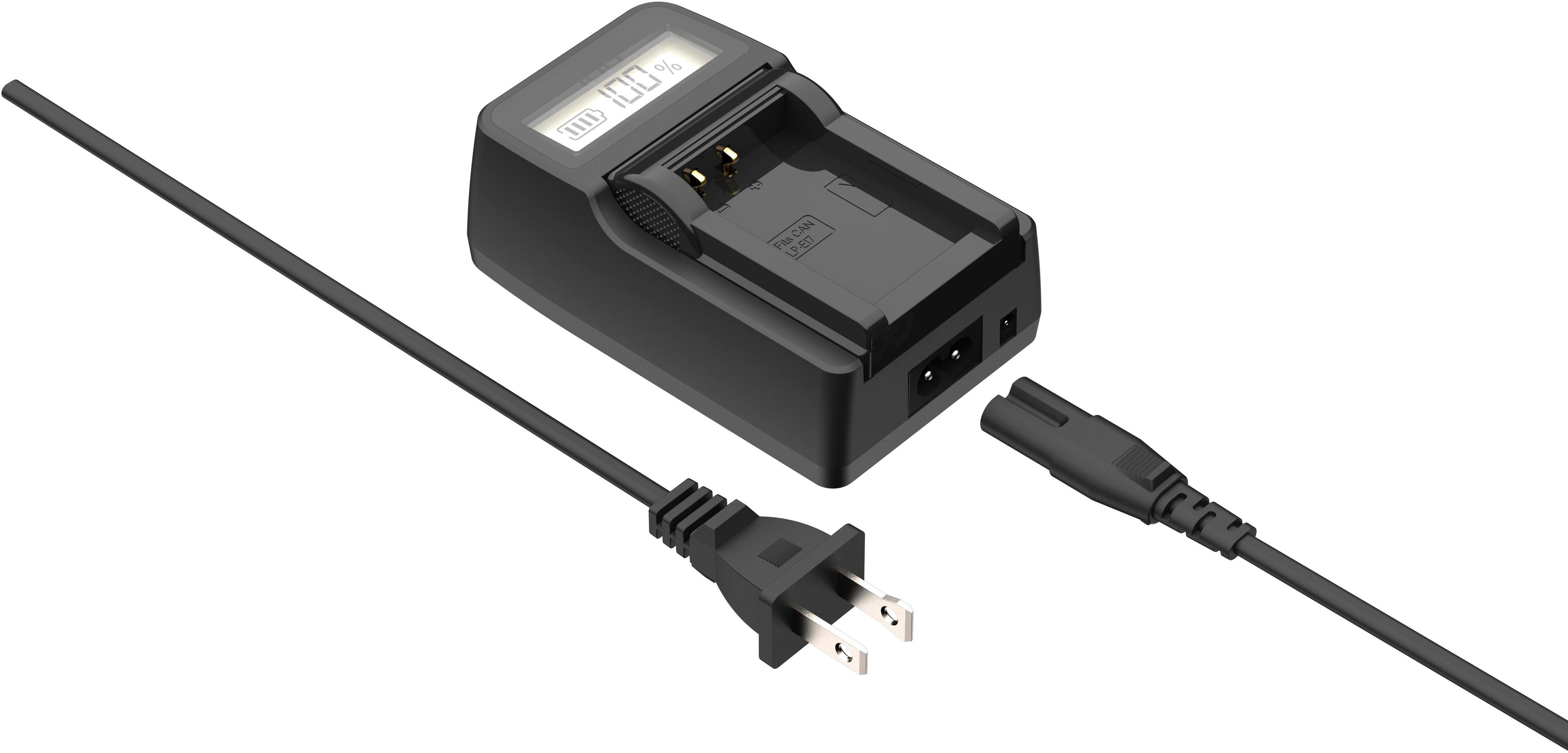 Alt View 15. Digipower - Mirrorless Travel Charger For Sony Replacement Batteries NP-FZ100/FW50/FM500F - Black.