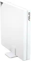 ASUS - RT-AX57 Go AX3000 Dual-Band Wi-Fi 6 Travel Router - White - Front_Zoom