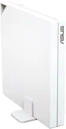 Front. ASUS - AX3000 Dual Band WiFi 6 (802.11ax) Travel Router - White.
