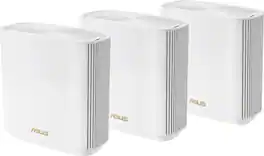 ASUS - ZenWifi XD6 AX5400 Dual-Band Mesh Wi-Fi 6 System (3-Pack) - White