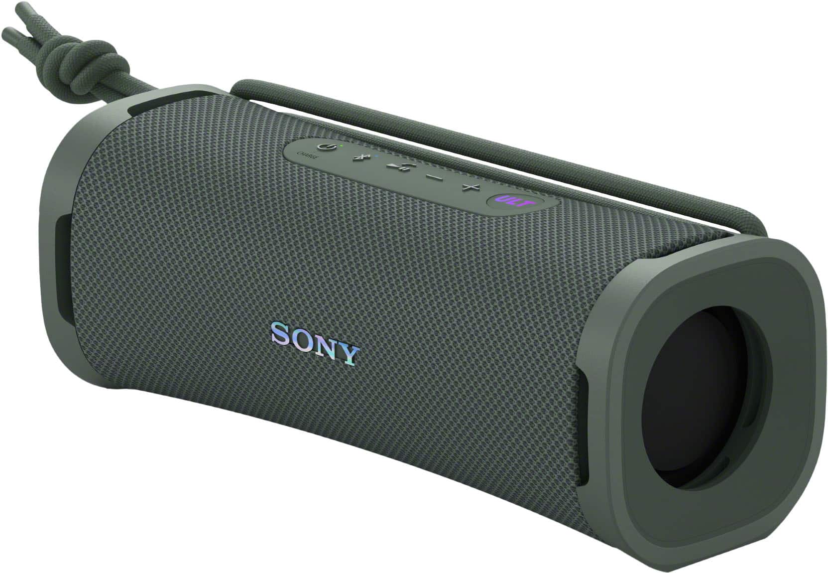 Front. Sony - ULT FIELD 1 Wireless Speaker - Forest Gray.