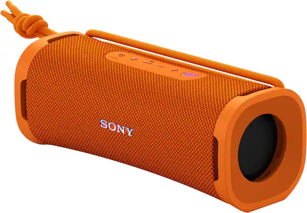 Front. Sony - ULT FIELD 1 Wireless Speaker - Orange.