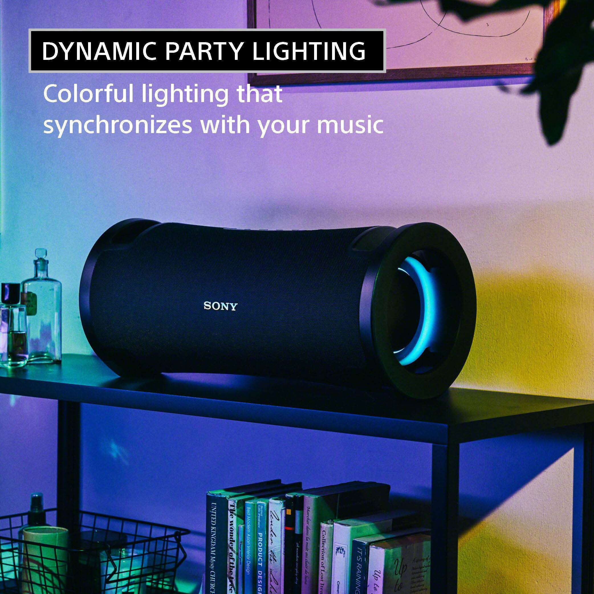 Dynamic Party Lighting: Colorful lighting that synchronizes with your music. Sony United Kingdom.