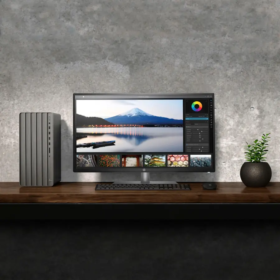 Alt View 11. HP - Envy Desktop with Windows 11 Pro - Intel Core i5 - 16GB DDR4 Memory - 1TB SSD - Black.