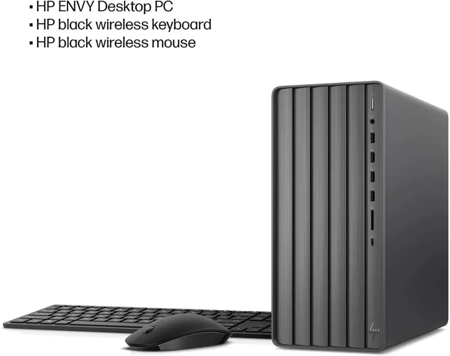 Alt View 6. HP - Envy Desktop with Windows 11 Pro - Intel Core i5 - 16GB DDR4 Memory - 1TB SSD - Black.