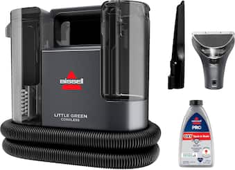 BISSELL - Little Green Cordless Portable Deep Cleaner - Titanium with silver accents - Front_Zoom