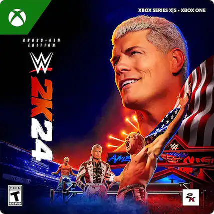 Front. 2K - WWE 2K24. - T (Teen 13+)