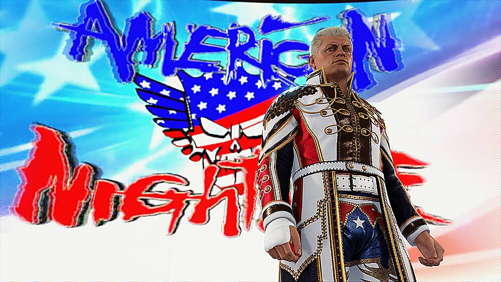 Left. 2K - WWE 2K24.