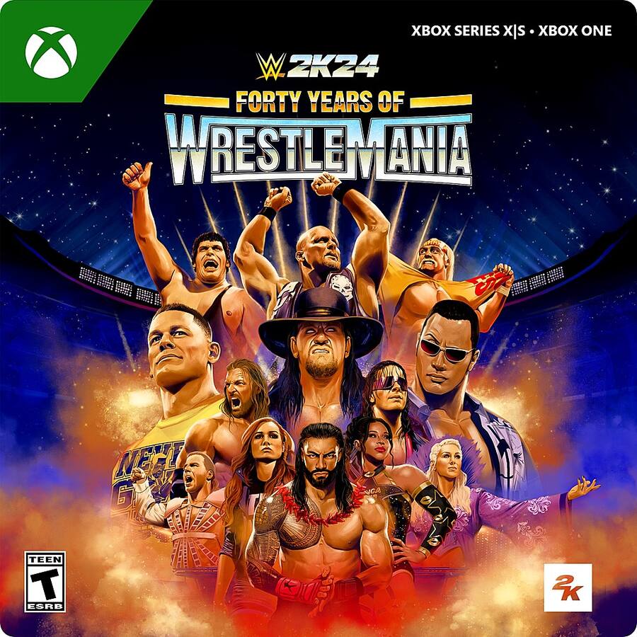 WWE 2K24 Forty Years of WrestleMania Edition Xbox Series X, Xbox