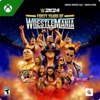 WWE 2K24 Forty Years of WrestleMania Edition - Xbox Series X, Xbox Series S, Xbox One [Digital] - Front_Zoom