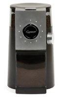 Capresso - Grind Select Coffee Burr Grinder - Black/Silver - Front_Zoom