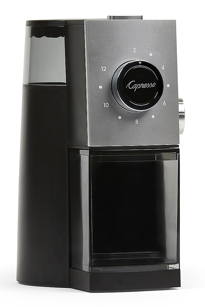 Accessories. Capresso - Grind Select Coffee Burr Grinder - Black/Silver.