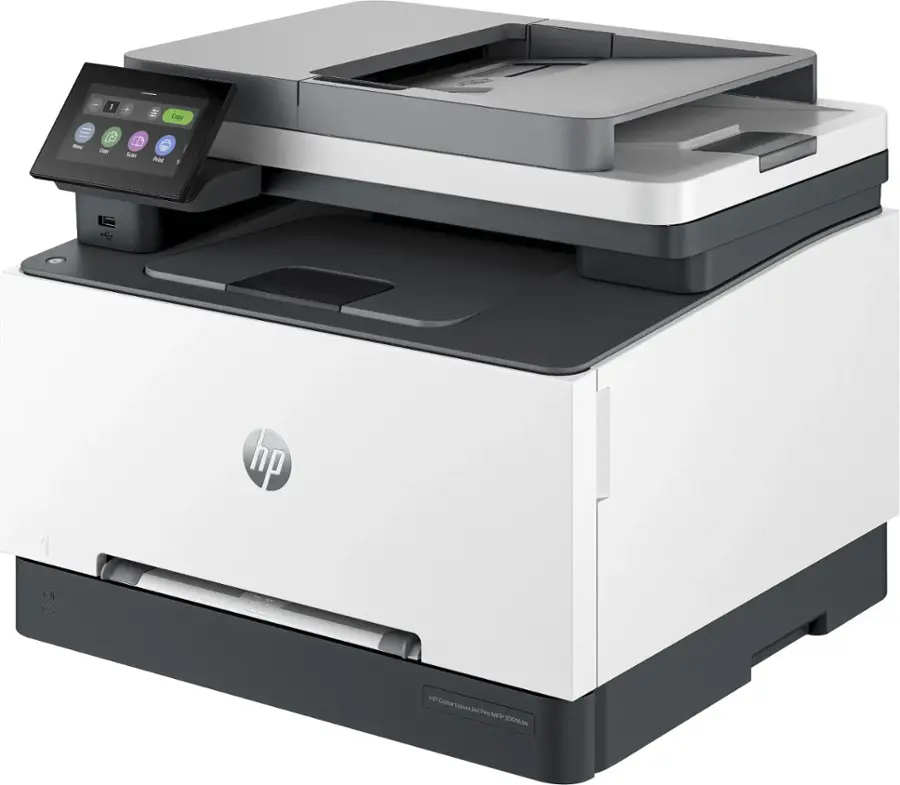 The text on the image reads: "1 P - LIFE - 5 HP - 2 H Culir Loer - Pes MEP 20%". This text is a combination of various phrases and numbers, but it does not provide any clear information about the HP printer or its features. It is likely that this text is unrelated to the image of the HP printer.