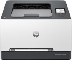 HP - LaserJet Pro 3201dw Wireless Color Laser Printer - White & Slate - Front_Zoom