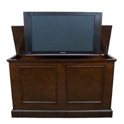 Touchstone Home Products - The Grand Elevate by Touchstone - Smart Motorized TV Lift Cabinet for Flat Screen TVs up to 65 Inches - Espresso - Front_Zoom