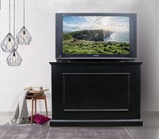 Touchstone Home Products - The Elevate by Touchstone - Smart Motorized TV Lift Cabinet for Flat Screen TVs up to 50 Inches - Black - Front_Zoom