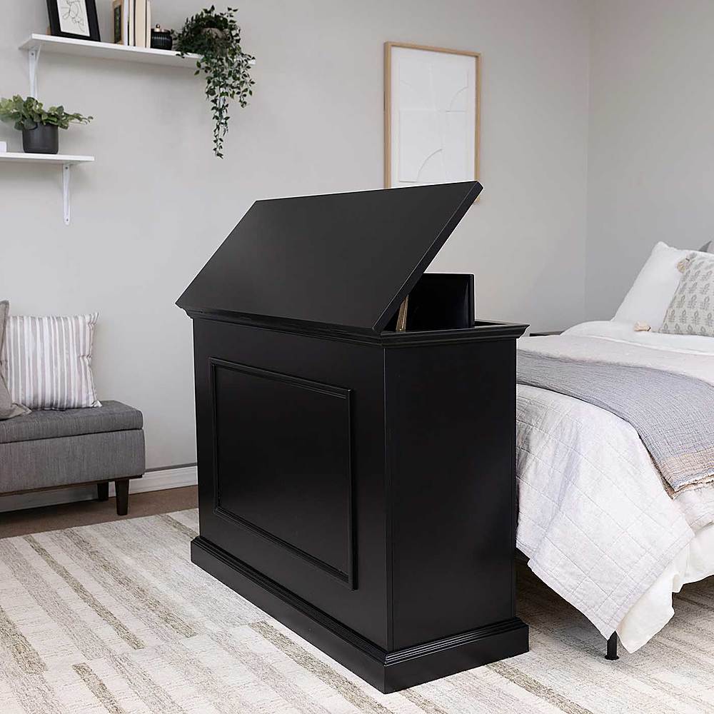 Alt View 2. Touchstone Home Products - The Elevate by Touchstone - Smart Motorized TV Lift Cabinet for Flat Screen TVs up to 50 Inches - Black.