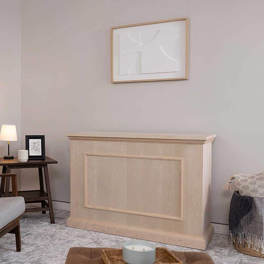 Touchstone Home Products - The Elevate by Touchstone - Smart Motorized TV Lift Cabinet for Flat Screen TVs up to 50 Inches - Unfinished - Front_Zoom