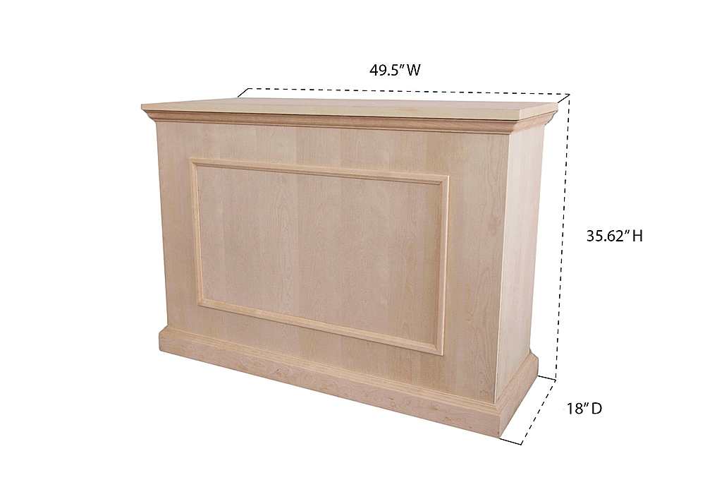 Alt View 16. Touchstone Home Products - The Elevate by Touchstone - Smart Motorized TV Lift Cabinet for Flat Screen TVs up to 50 Inches - Unfinished.