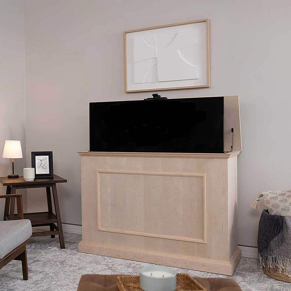 Alt View 2. Touchstone Home Products - The Elevate by Touchstone - Smart Motorized TV Lift Cabinet for Flat Screen TVs up to 50 Inches - Unfinished.
