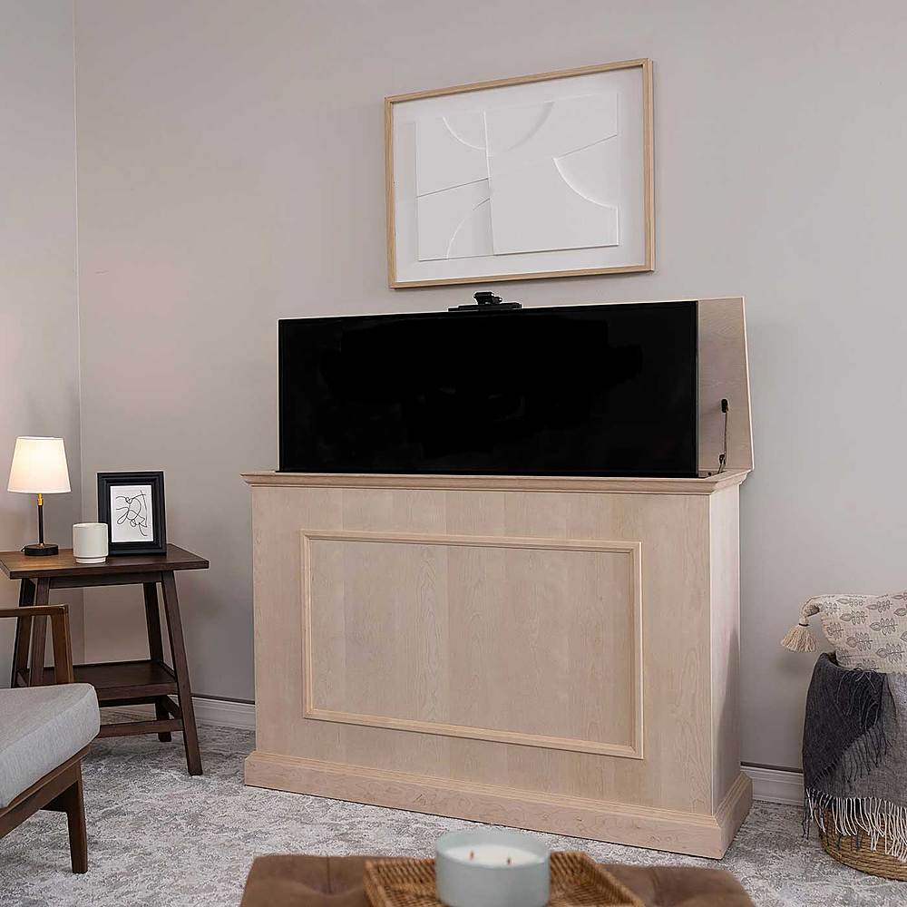 Alt View 2. Touchstone Home Products - The Elevate by Touchstone - Smart Motorized TV Lift Cabinet for Flat Screen TVs up to 50 Inches - Unfinished.