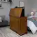 Alt View 2. Touchstone Home Products - The Elevate by Touchstone - Smart Motorized TV Lift Cabinet for Flat Screen TVs up to 50 Inches - Honey Oak.