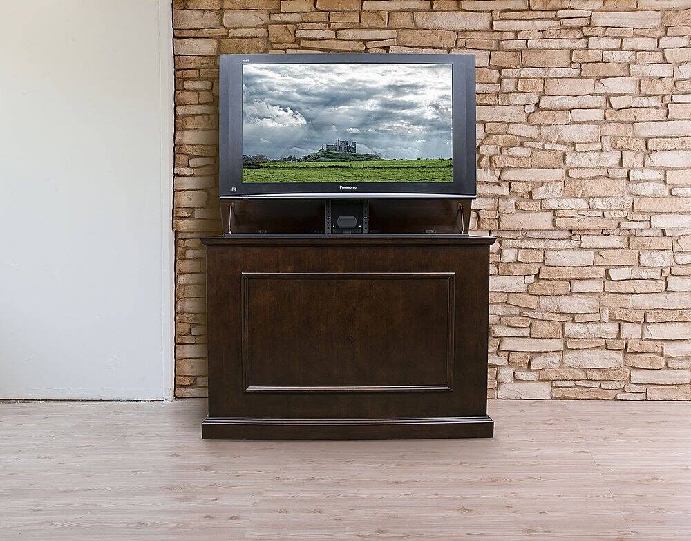 Alt View 17. Touchstone Home Products - The Elevate by Touchstone - Smart Motorized TV Lift Cabinet for Flat Screen TVs up to 50 Inches - Espresso.