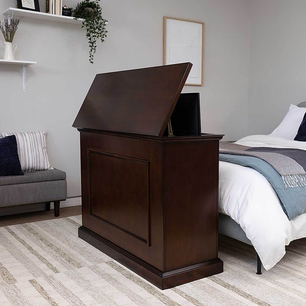 Alt View 2. Touchstone Home Products - The Elevate by Touchstone - Smart Motorized TV Lift Cabinet for Flat Screen TVs up to 50 Inches - Espresso.