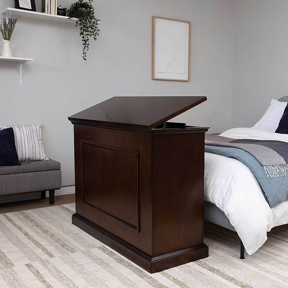 Left. Touchstone Home Products - The Elevate by Touchstone - Smart Motorized TV Lift Cabinet for Flat Screen TVs up to 50 Inches - Espresso.