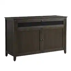 Front. Touchstone Home Products - The Claymont by Touchstone - Smart Motorized TV Lift Cabinet for Flat Screen TVs up to 65 Inches - Smoke.