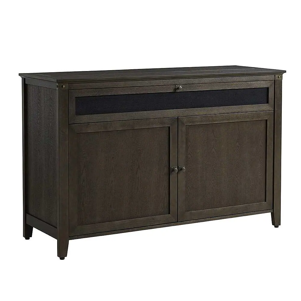 Front. Touchstone Home Products - The Claymont by Touchstone - Smart Motorized TV Lift Cabinet for Flat Screen TVs up to 65 Inches - Smoke.