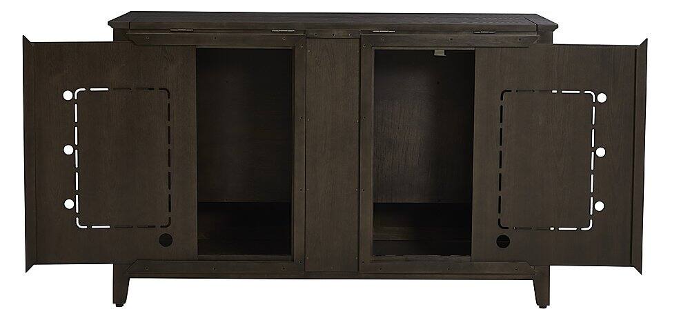 Alt View 3. Touchstone Home Products - The Claymont by Touchstone - Smart Motorized TV Lift Cabinet for Flat Screen TVs up to 65 Inches - Smoke.