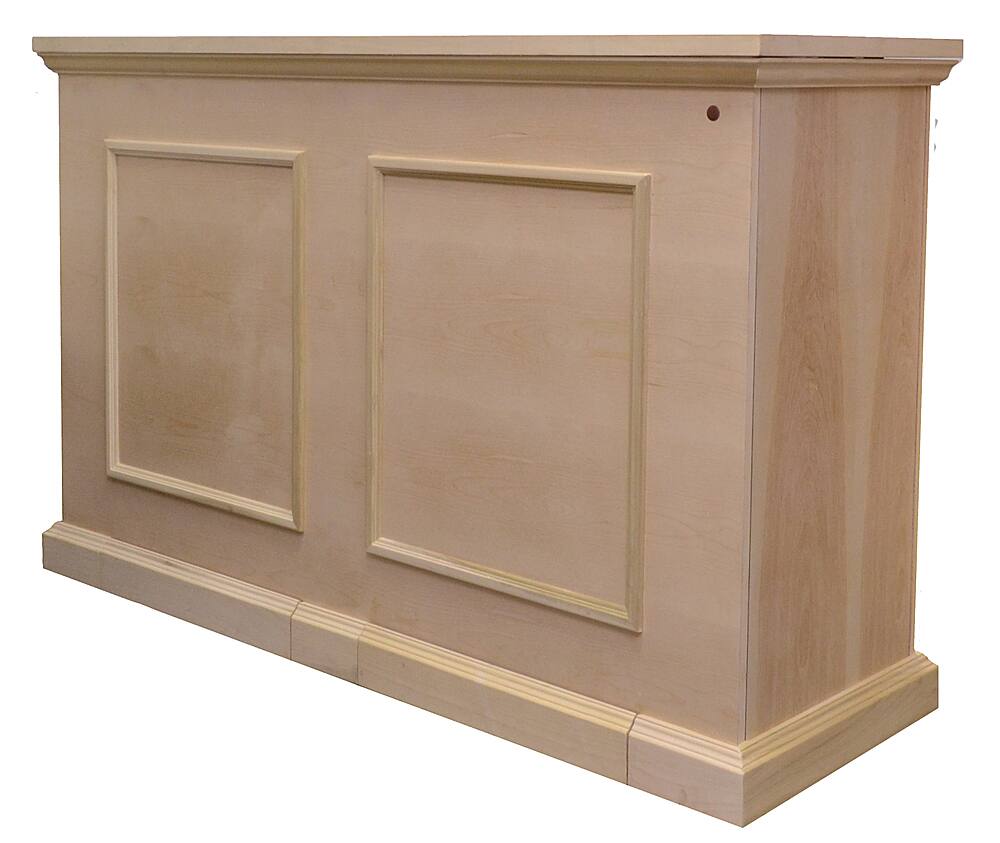 Left. Touchstone Home Products - The Grand Elevate by Touchstone - Smart Motorized TV Lift Cabinet for Flat Screen TVs up to 65 Inches - Unfinished.