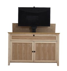 Touchstone Home Products - The Claymont by Touchstone - Smart Motorized TV Lift Cabinet for Flat Screen TVs up to 65 Inches - Unfinished - Unfinished - Front_Zoom