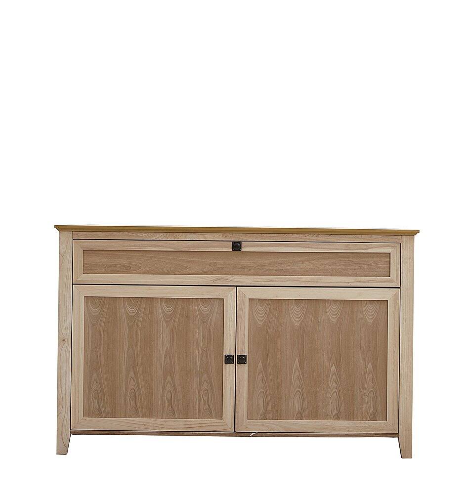 Left. Touchstone Home Products - The Claymont by Touchstone - Smart Motorized TV Lift Cabinet for Flat Screen TVs up to 65 Inches - Unfinished.