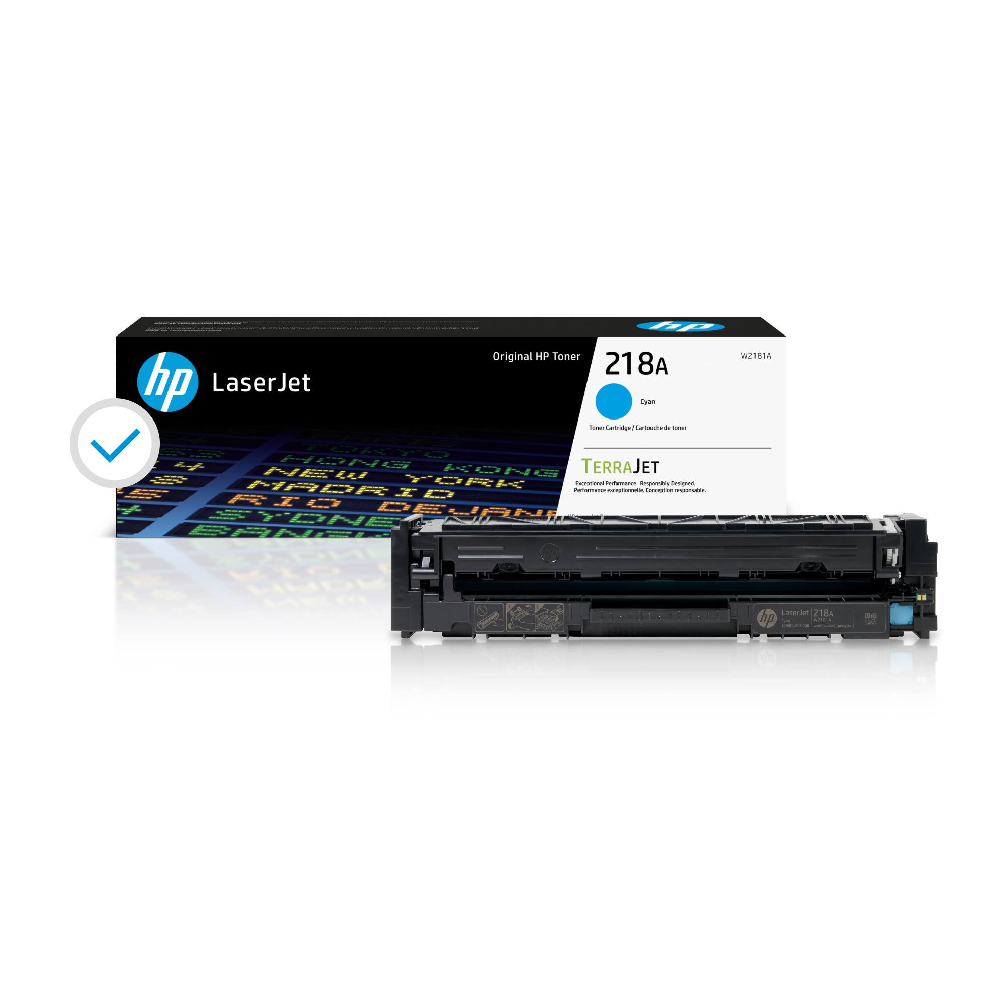 HP 218A Standard Capacity Toner Cartridge Cyan W2181A - Best Buy
