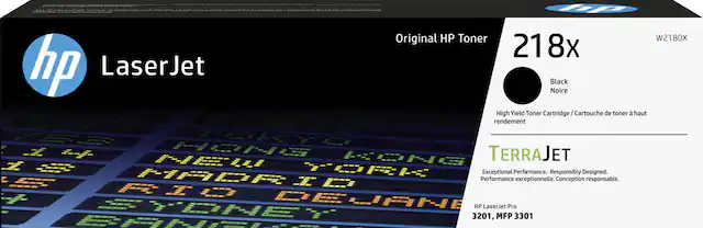 Front. HP - 218X High-Yield Toner Cartridge - Black.
