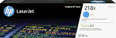 Front. HP - 218X High-Yield Toner Cartridge - Cyan.