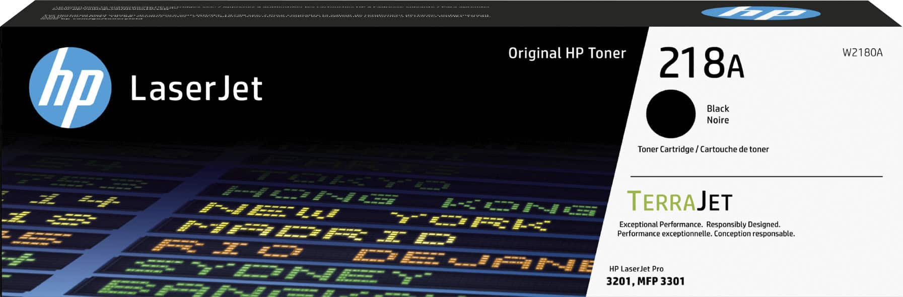 Front. HP - 218A Standard Capacity Toner Cartridge - Black.