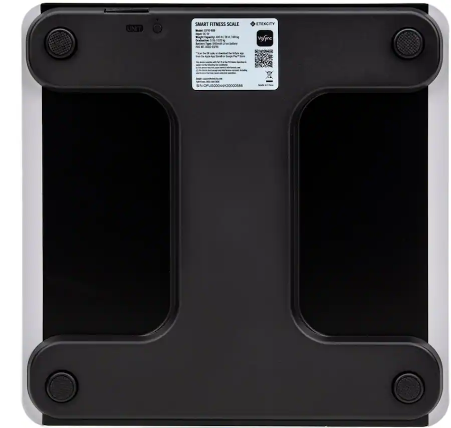 Etekcity Smart Fitness Scale Black SHHMBFECSUS0035 - Best Buy